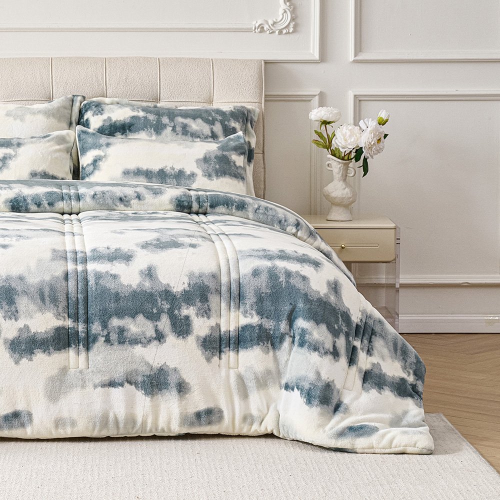 مفرش نيوم شتوي مخمل 6 قطع نفرين