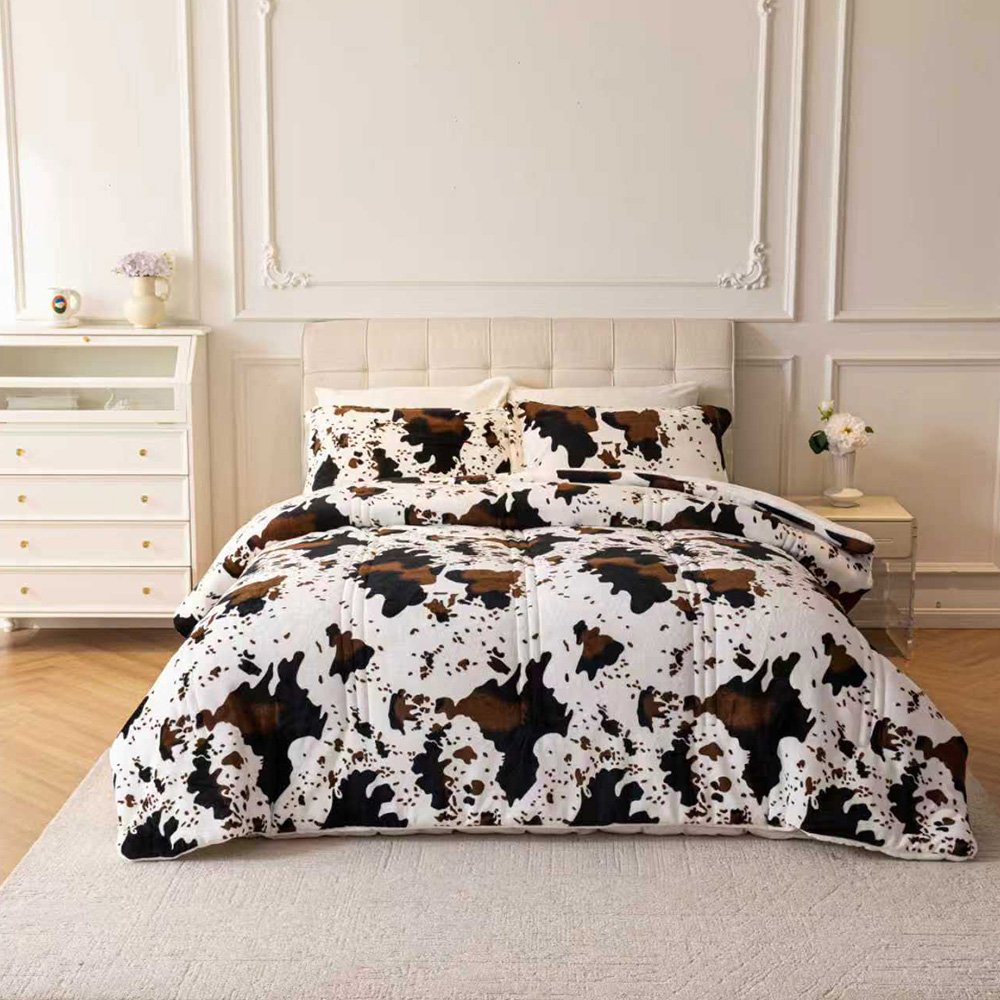 مفرش نيوم شتوي مخمل 6 قطع نفرين