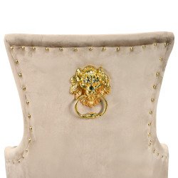 طاولة طعام رخام فاخرة 10 كراسي بقاعدة معدنية ذهبية