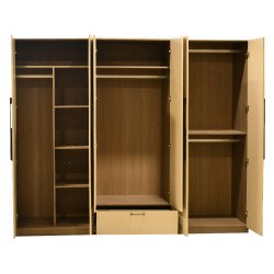 دولاب ملابس خشبي 6 باب 240×200 سم دولاب ملابس خشبي 6 باب 240×200 سم