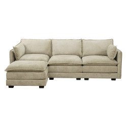 كنبة زاوية مودرن قماش عملية كوفي