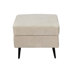 كنبة مودرن 3 مقاعد قماش مع صندوق تخزين