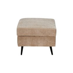 كنبة مودرن 3 مقاعد قماش مع صندوق تخزين