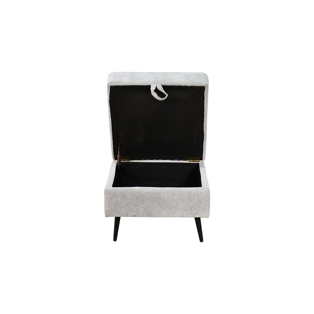 كنبة مودرن 3 مقاعد قماش مع صندوق تخزين