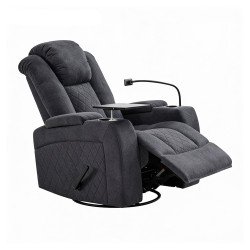 كرسي استرخاء هزار دوار بحامل جوال مع رف طاولة