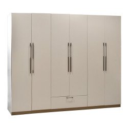 دولاب ملابس خشبي 6 باب 240×200 سم