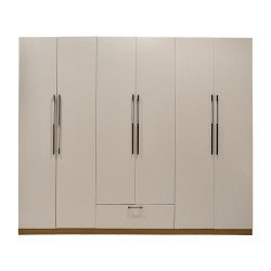 دولاب ملابس خشبي 6 باب 240×200 سم