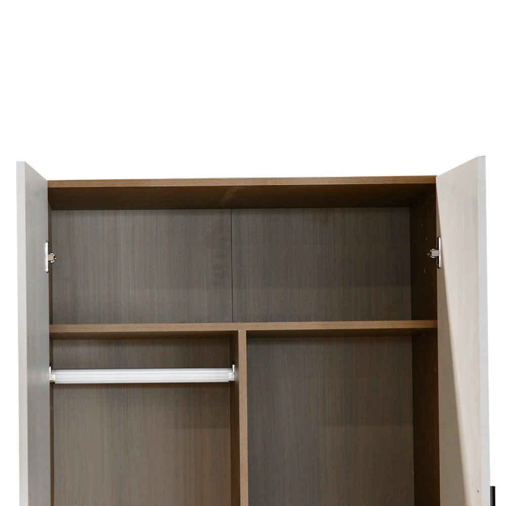 دولاب ملابس خشبي 2 باب 80×200 سم دولاب ملابس خشبي 2 باب 80×200 سم