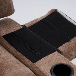 كرسي استرخاء فخم هزاز دوار قماشي مودرن كوفي