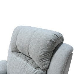 كرسي استرخاء مودرن هزار دوار بحامل جوال مع طاولة رمادي