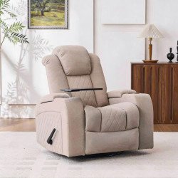 كرسي استرخاء هزار دوار بحامل جوال مع رف طاولة كوفي