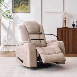 كرسي استرخاء هزار دوار بحامل جوال مع رف طاولة كوفي