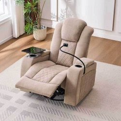 كرسي استرخاء هزار دوار بحامل جوال مع رف طاولة كوفي