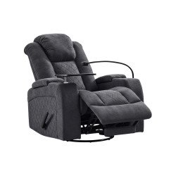 كرسي استرخاء هزار دوار بحامل جوال مع رف طاولة