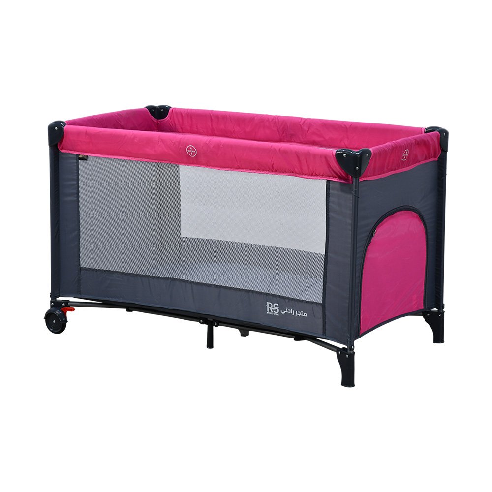 محبس أطفال حواجز متنقل قماش رمادي محبس أطفال حواجز متنقل قماش رمادي