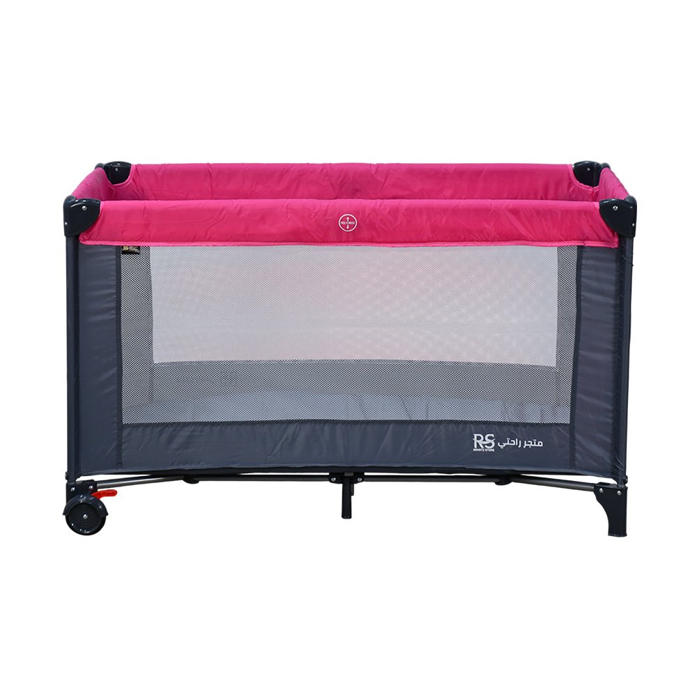 محبس أطفال حواجز متنقل قماش رمادي محبس أطفال حواجز متنقل قماش رمادي