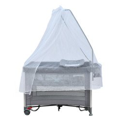 محبس أطفال حواجز متنقل بناموسية رمادي محبس أطفال حواجز متنقل بناموسية رمادي