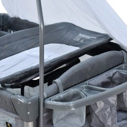 محبس أطفال حواجز متنقل بناموسية رمادي محبس أطفال حواجز متنقل بناموسية رمادي