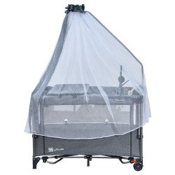 محبس أطفال حواجز متنقل بناموسية رمادي محبس أطفال حواجز متنقل بناموسية رمادي