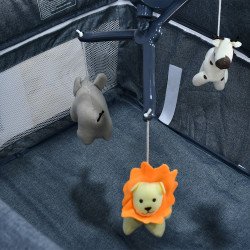 محبس أطفال حواجز متنقل بناموسية رمادي محبس أطفال حواجز متنقل بناموسية رمادي