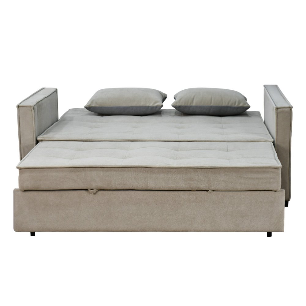 كنبة فاخرة قابلة للتعديل الي سرير مودرن كافيه