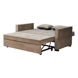 كنبة فاخرة قابلة للتعديل الي سرير مودرن كوفي