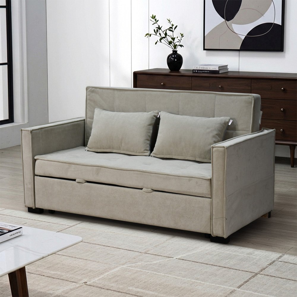 كنبة فاخرة قابلة للتعديل الي سرير مودرن كافيه