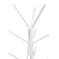 علاقة ملابس معدن برفوف خشبية مودرن أبيض علاقة ملابس معدن برفوف خشبية مودرن أبيض