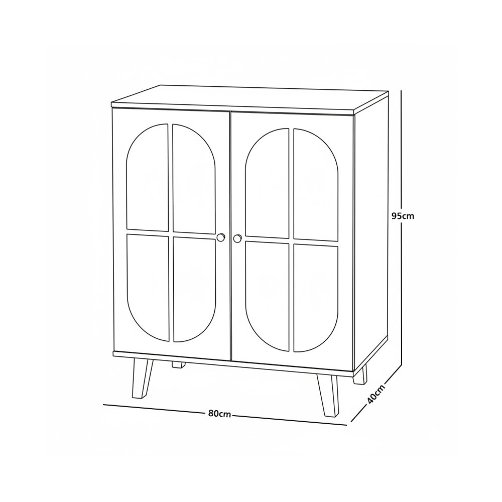 دولاب عصري متعدد الاستخدام خشبي 80 سم دولاب عصري متعدد الاستخدام خشبي 80 سم