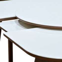 طاولة طعام رخام صناعي دوارة قابلة للتمدد 6 كراسي طاولة طعام رخام صناعي دوارة قابلة للتمدد 6 كراسي