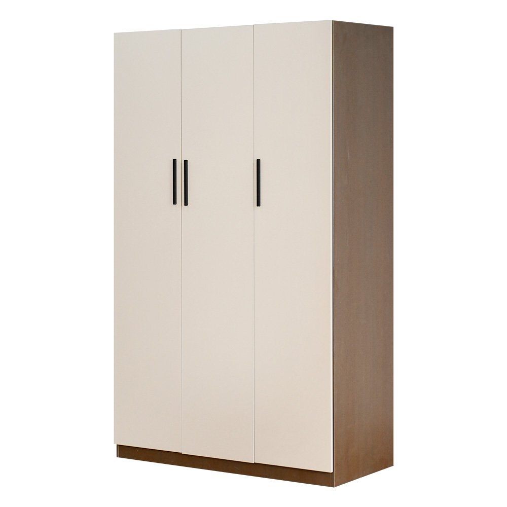 دولاب ملابس خشبي مودرن 3 باب 120×200 سم