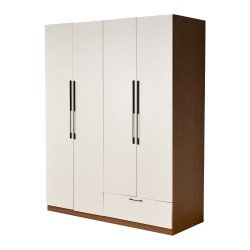 دولاب ملابس خشبي مودرن 4 باب 160×200 سم
