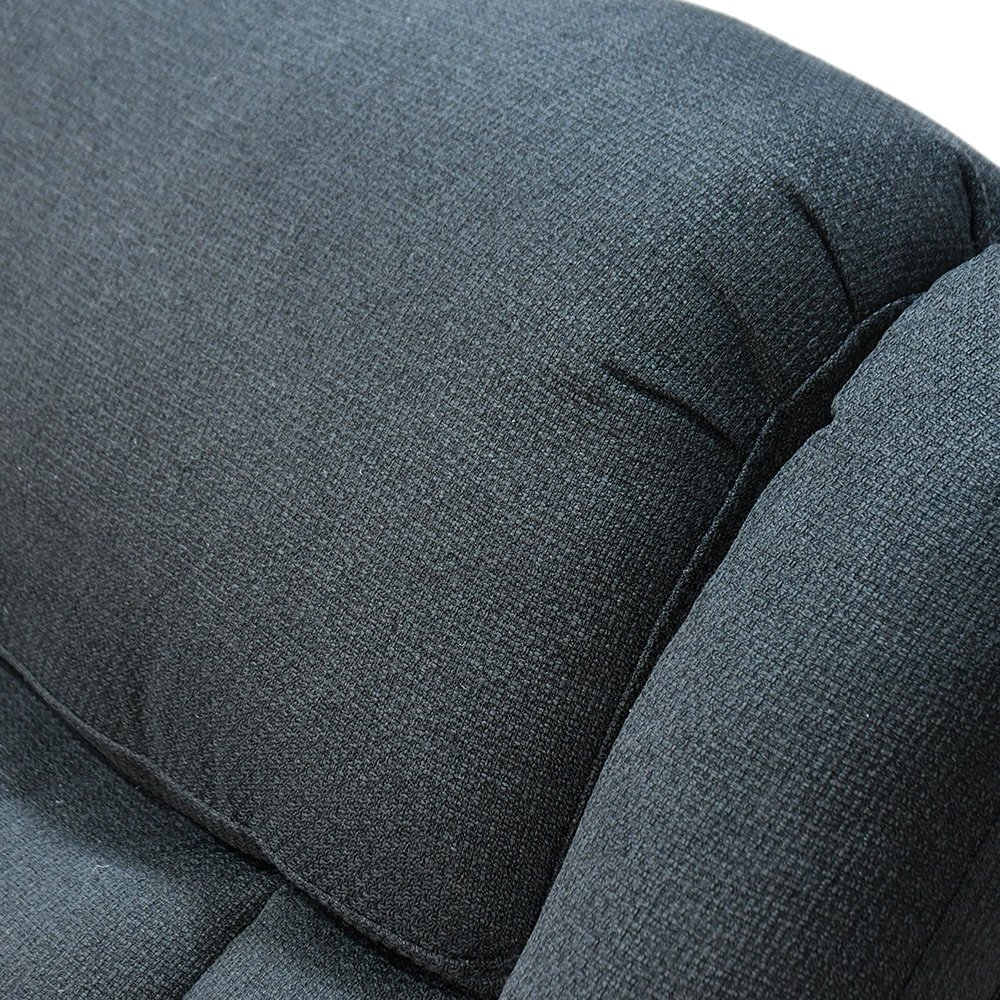 كرسي استرخاء هزاز دوار قماشي مودرن رمادي غامق كرسي استرخاء هزاز دوار قماشي مودرن رمادي غامق