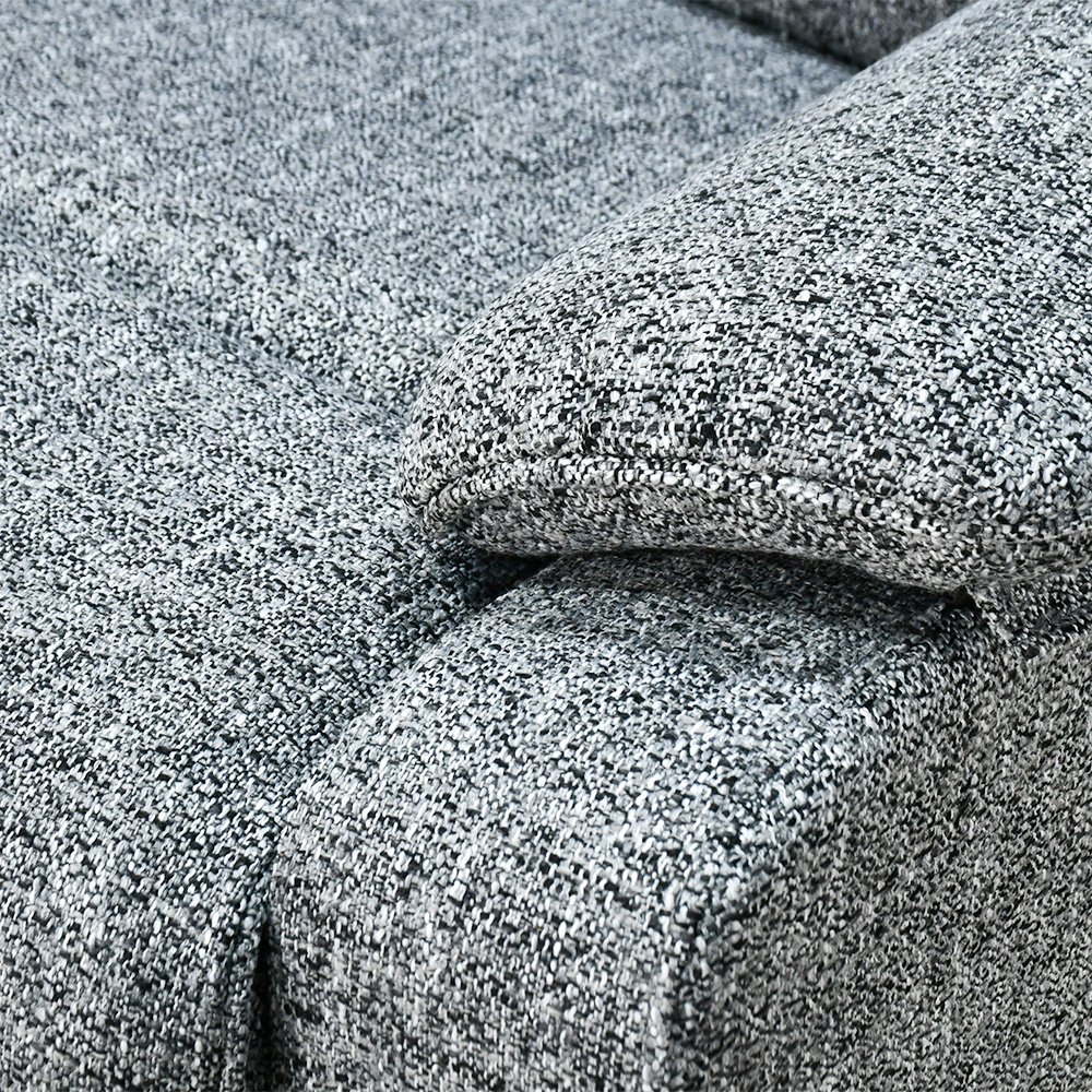 كرسي استرخاء فاخر هزار دوار بحامل جوال رمادي غامق