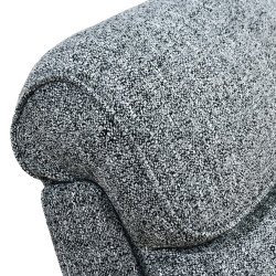 كرسي استرخاء فاخر هزار دوار بحامل جوال رمادي غامق