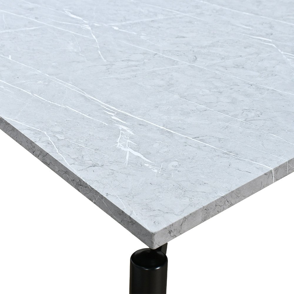 طاولة طعام خشب بأرجل معدنية 10 كراسي رمادي طاولة طعام خشب بأرجل معدنية 10 كراسي رمادي