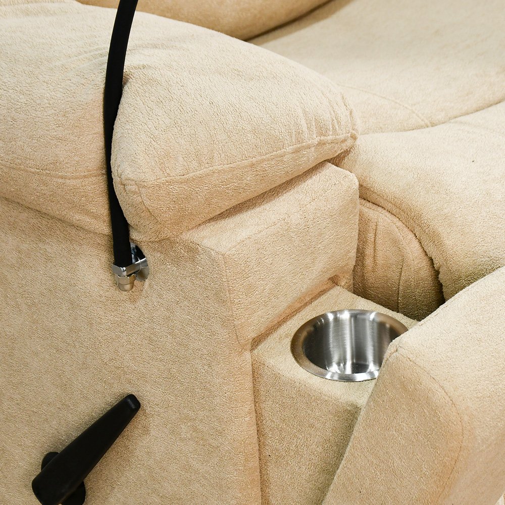 كرسي استرخاء مودرن هزار دوار بحامل جوال مع طاولة بيج