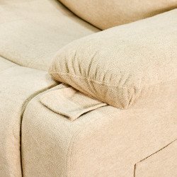 كرسي استرخاء مودرن هزار دوار بحامل جوال مع طاولة بيج