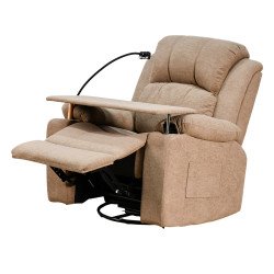 كرسي استرخاء مودرن هزار دوار بحامل جوال مع طاولة كوفي