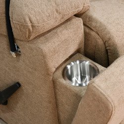 كرسي استرخاء مودرن هزار دوار بحامل جوال مع طاولة كوفي