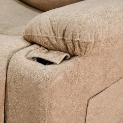 كرسي استرخاء مودرن هزار دوار بحامل جوال مع طاولة كوفي