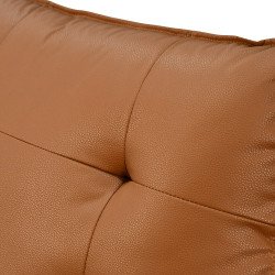 كرسي استرخاء فخم هزار دوار جلد بتصميم عصري جملي