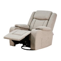 كرسي استرخاء فاخر هزاز دوار بتصميم مودرن كافيه