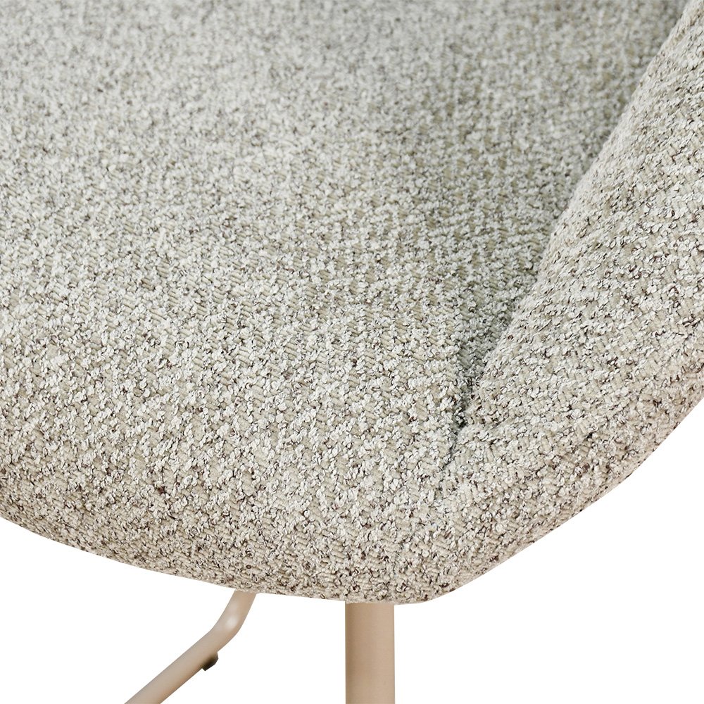 كرسي بار عصري قماش بقاعدة معدنية كافيه