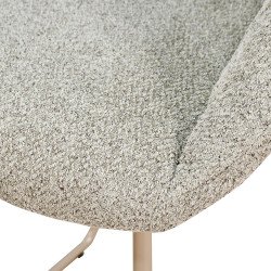 كرسي بار عصري قماش بقاعدة معدنية كافيه