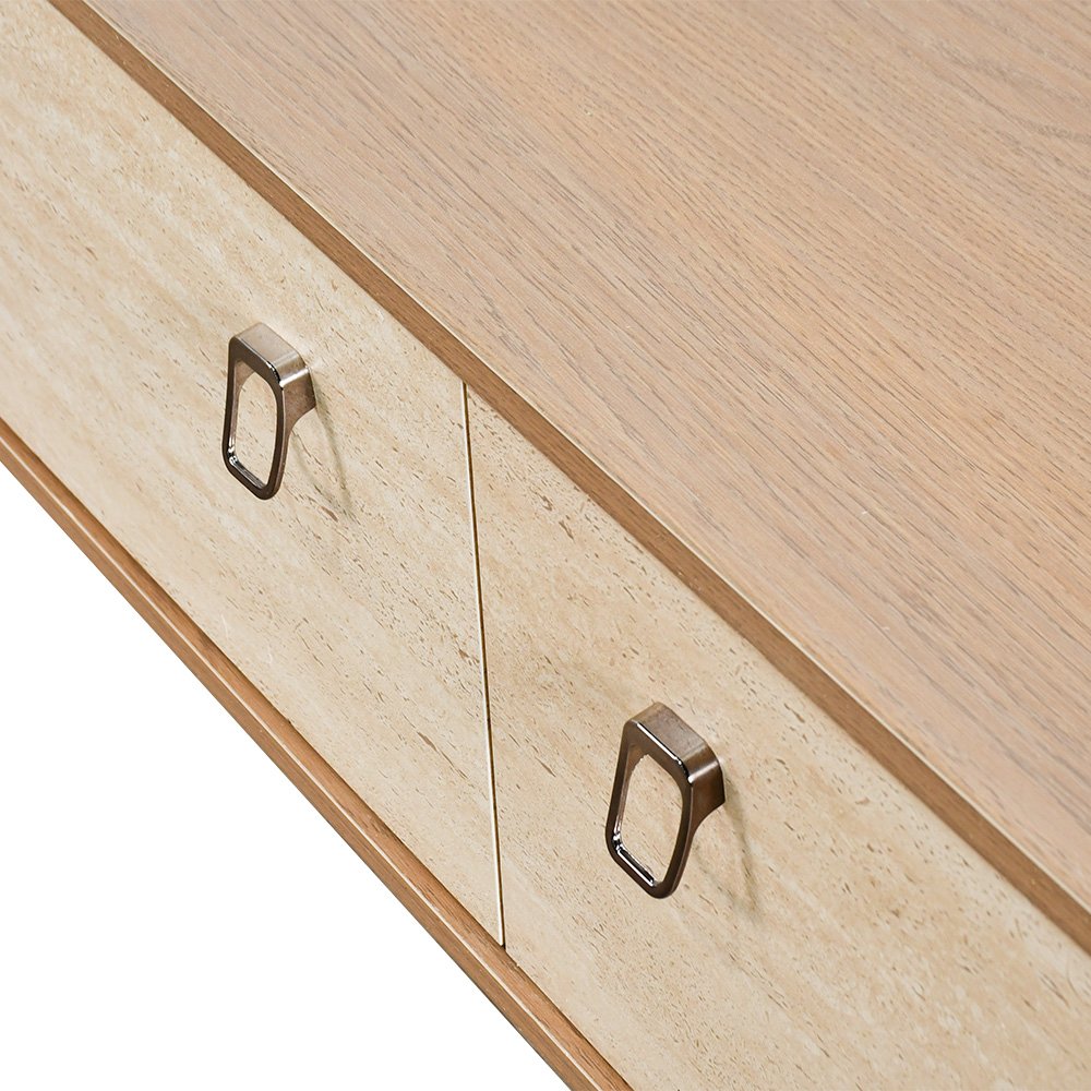 وحدة تلفاز مودرن خشبية بتصميم عصري 160 سم