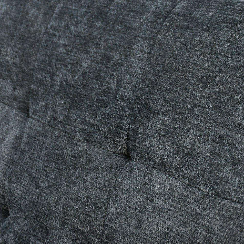 كرسي استرخاء فخم هزاز دوار بحامل جوال أسود