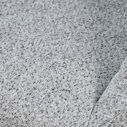 كرسي بار عصري قماش بقاعدة معدنية رمادي