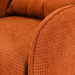 كرسي استرخاء فخم هزاز دوار قماشي مودرن هافان