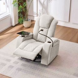 كرسي استرخاء هزار دوار بحامل جوال مع رف طاولة